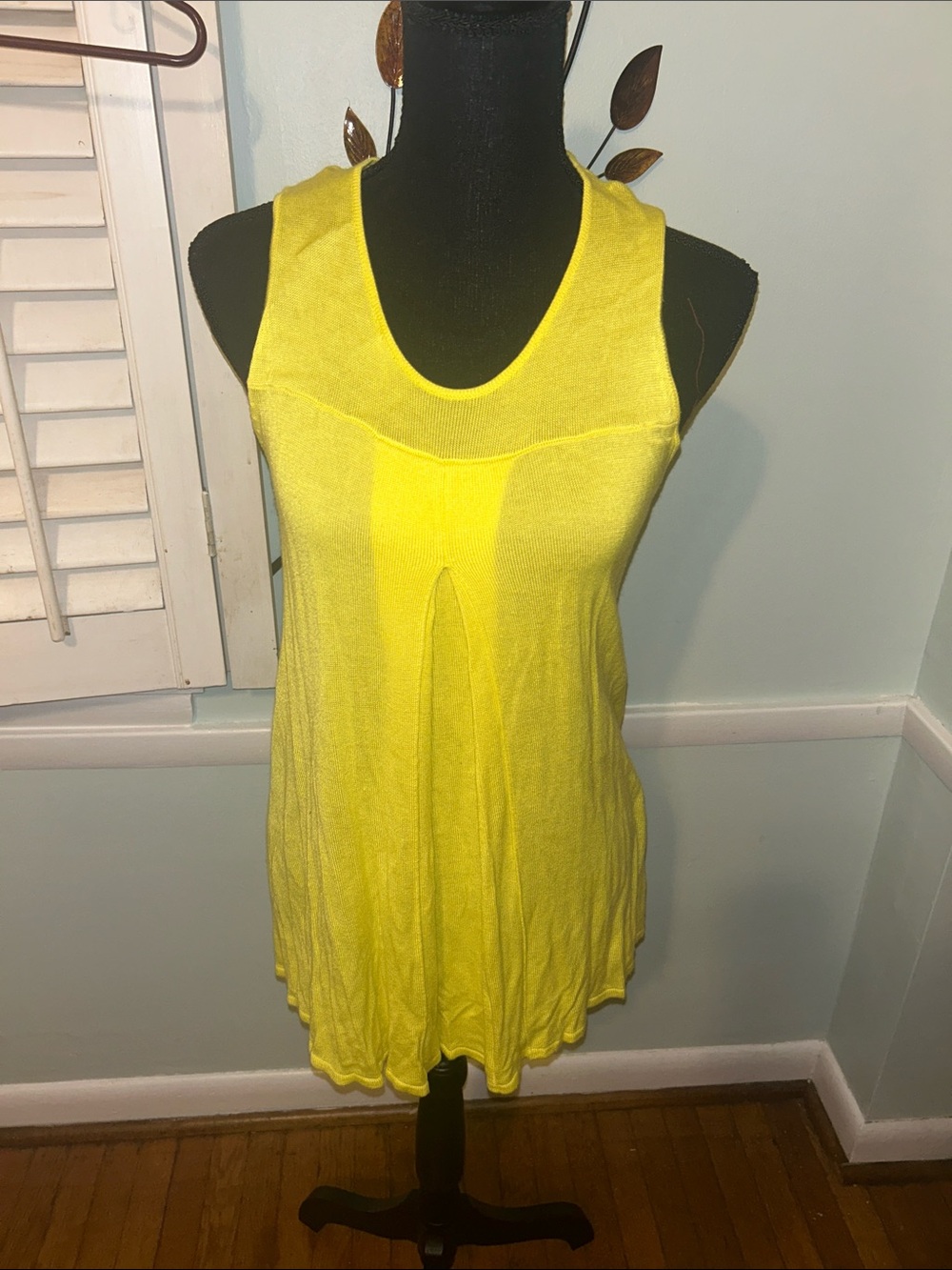 525 America Bright Yellow Scoop Neck Tank Top